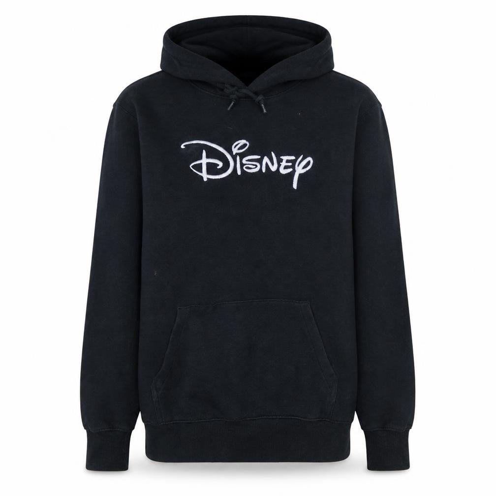 Disney Women’s Black XS Pullover Hoodie Cotton Blend Logo