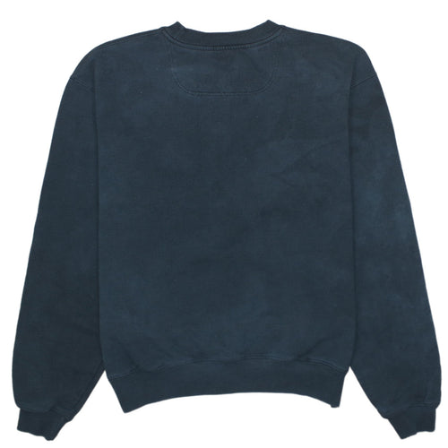Champion Men's Black Medium Pullover Sweatshirt Crew Neck Logo