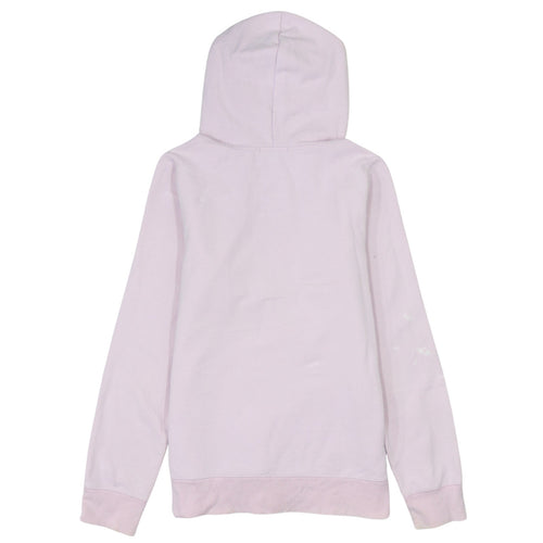 GAP Kids Girls Pink Hoodie 13 Years Pullover Fleece Logo Sweatshirt