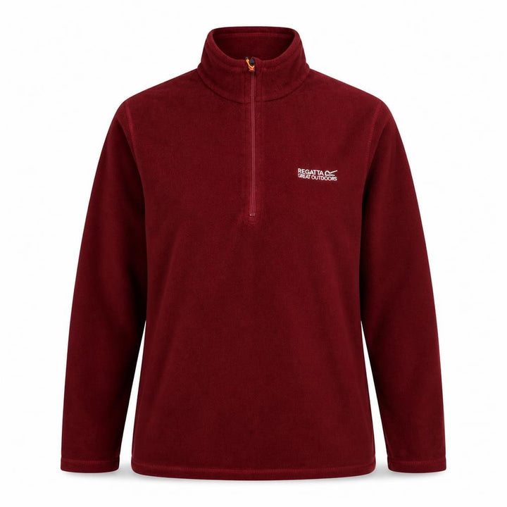 Regatta Women’s Red Fleece Pullover Sweatshirt UK 14 1/2 Zip Outdoor