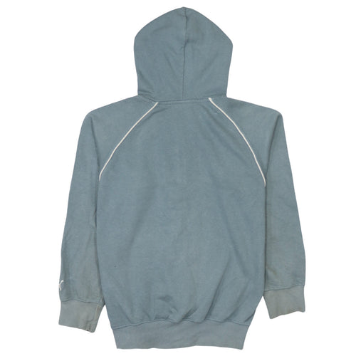 Puma Womens Blue Hooded Full Zip Sweatshirt Size 12
