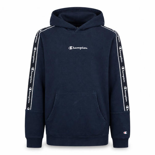Champion Boys Blue Pullover Hoodie 13-14Y Logo Hooded Sweatshirt