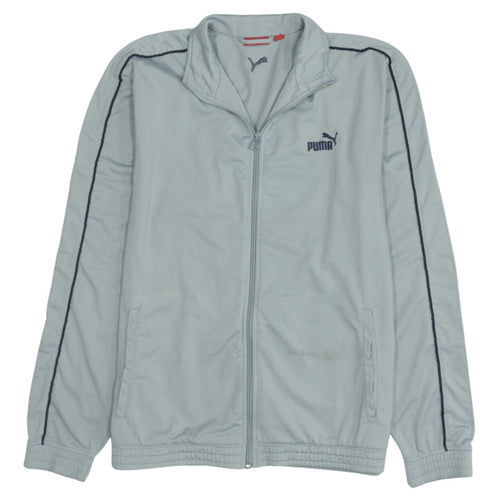 Puma Men’s Grey 2XL Track Jacket Full Zip Polyester Sportswear