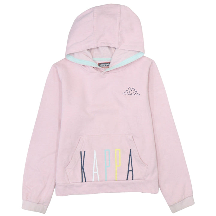 Kappa Girls Pink Hoodie 14 Years Pullover Logo Graphic Sweatshirt