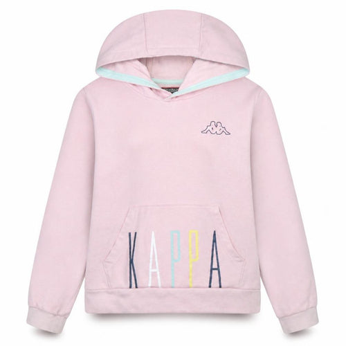 Kappa Girls Pink Hoodie 14 Years Pullover Logo Graphic Sweatshirt