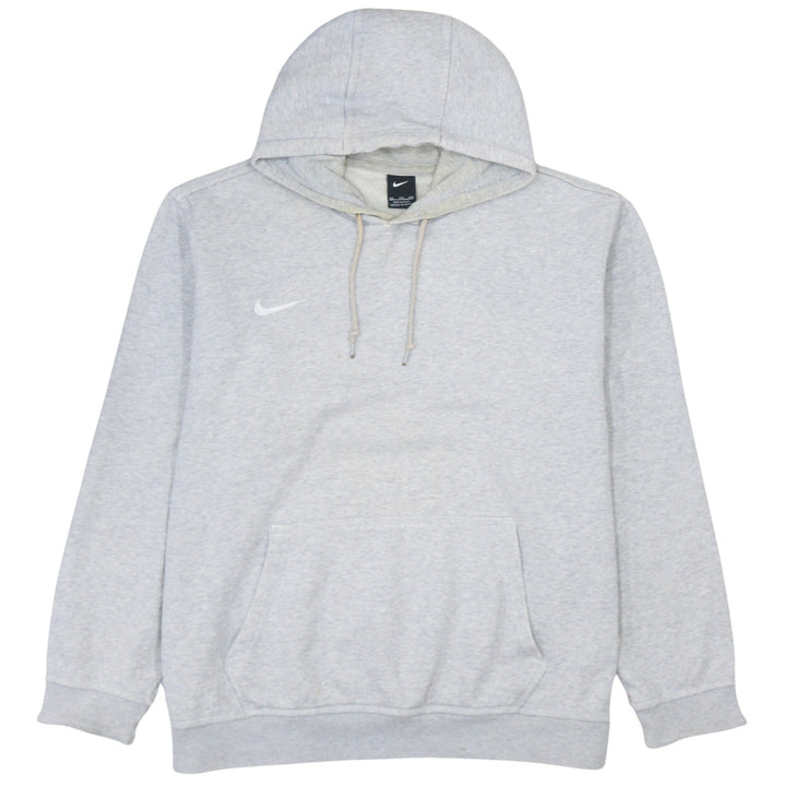 Nike Men’s Grey Pullover Hoodie 2XL Regular Fit Logo Sportswear