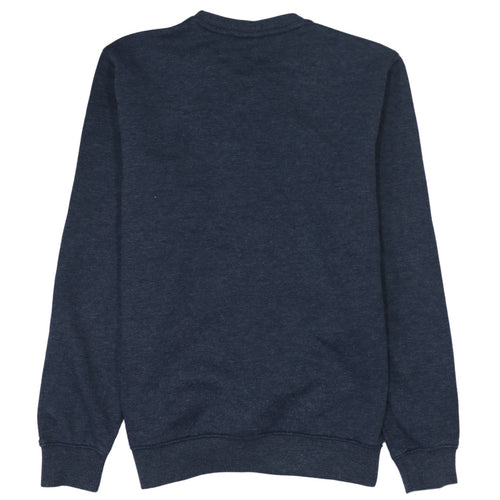 Champion Mens Blue Small Pullover Sweatshirt Logo Crew Neck