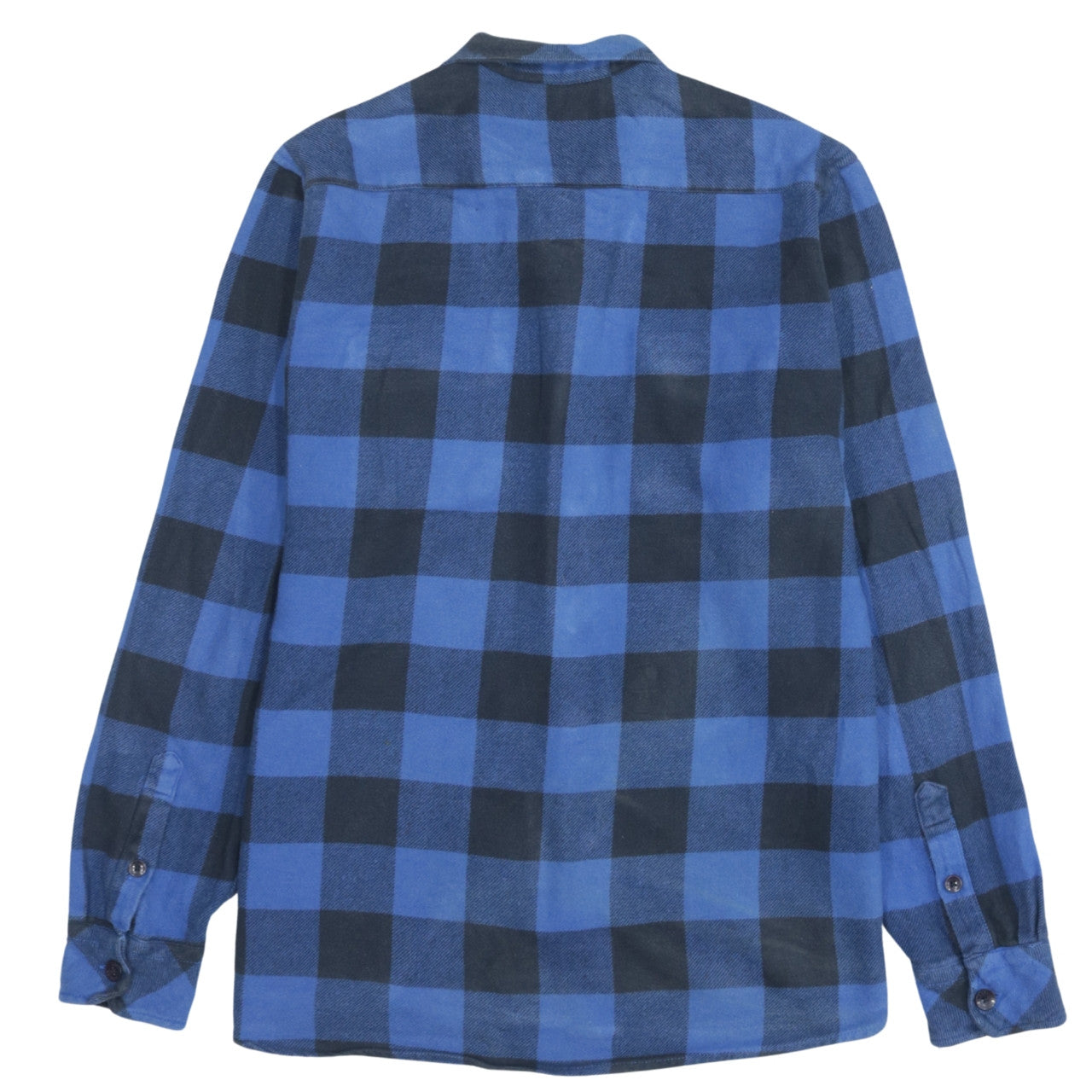 Dickies Men’s Blue Check Flannel Shirt Large Regular Fit