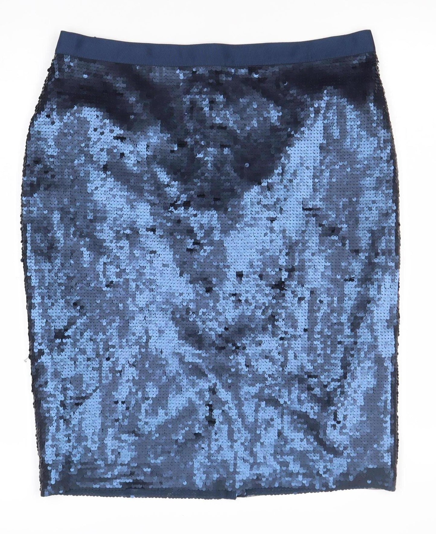 PURE Collection Women Blue Size 16 Sequin Lined Skirt Party Cocktail