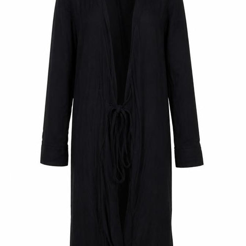 Boden Womens Black Size 10 Wrap Dress Long Sleeve Viscose Blend