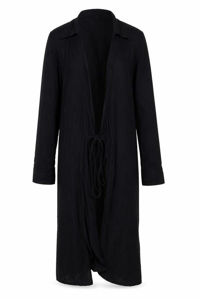 Boden Womens Black Size 10 Wrap Dress Long Sleeve Viscose Blend
