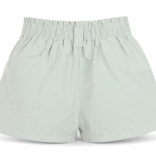 QED London Women’s Green Paperbag Shorts Size M High Waist