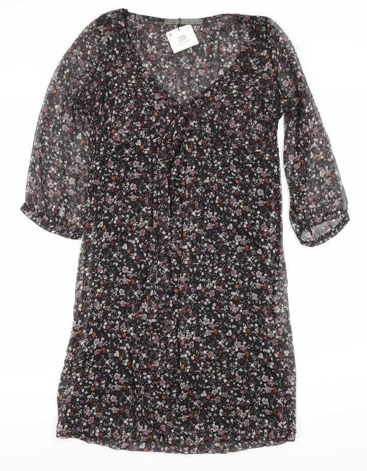 Zara Basic Women’s Multicoloured Floral Shift Dress Size S