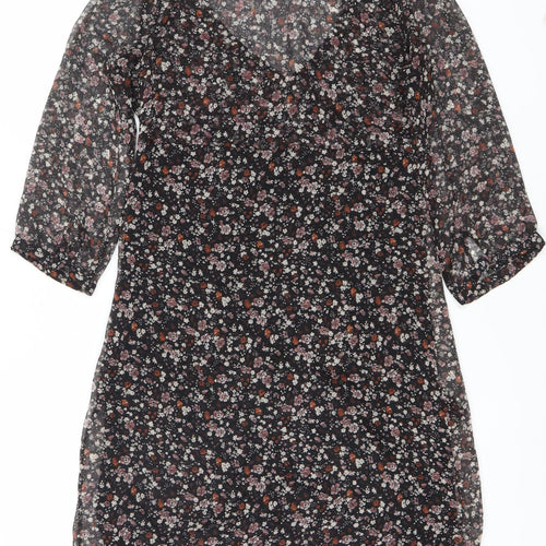 Zara Basic Women’s Multicoloured Floral Shift Dress Size S