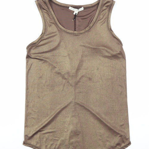 Twenty8Twelve Women’s Brown Scoop Neck Sleeveless Tank Top Size M