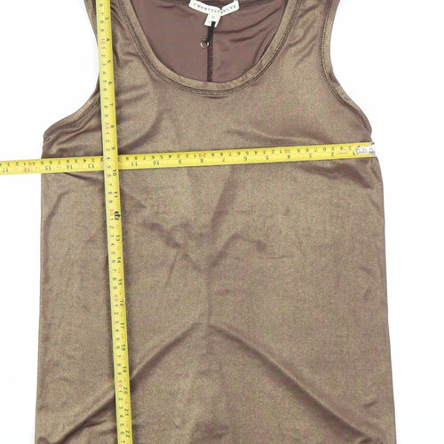 Twenty8Twelve Women’s Brown Scoop Neck Sleeveless Tank Top Size M