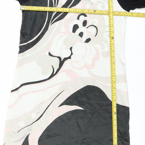 Selection by S.Oliver Women's Multicoloured Shift Dress Size 10 Knee Length 3/4 Sleeve