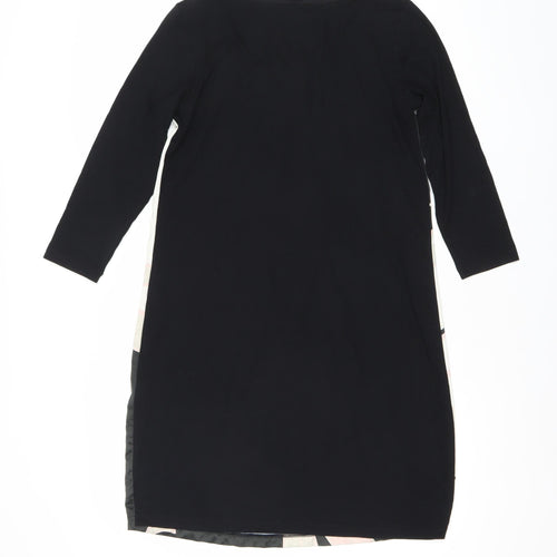 Selection by S.Oliver Women's Multicoloured Shift Dress Size 10 Knee Length 3/4 Sleeve