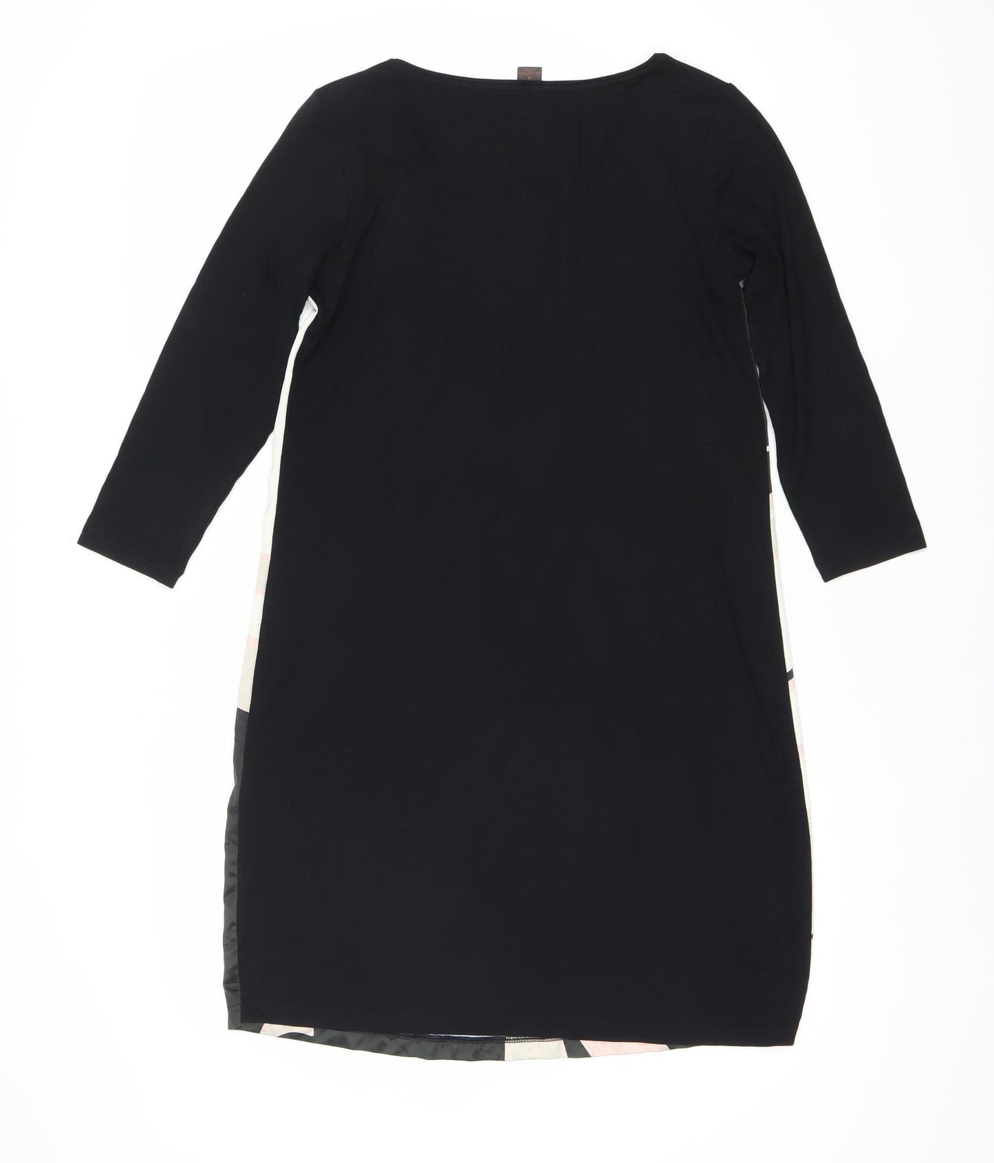 Selection by S.Oliver Women's Multicoloured Shift Dress Size 10 Knee Length 3/4 Sleeve