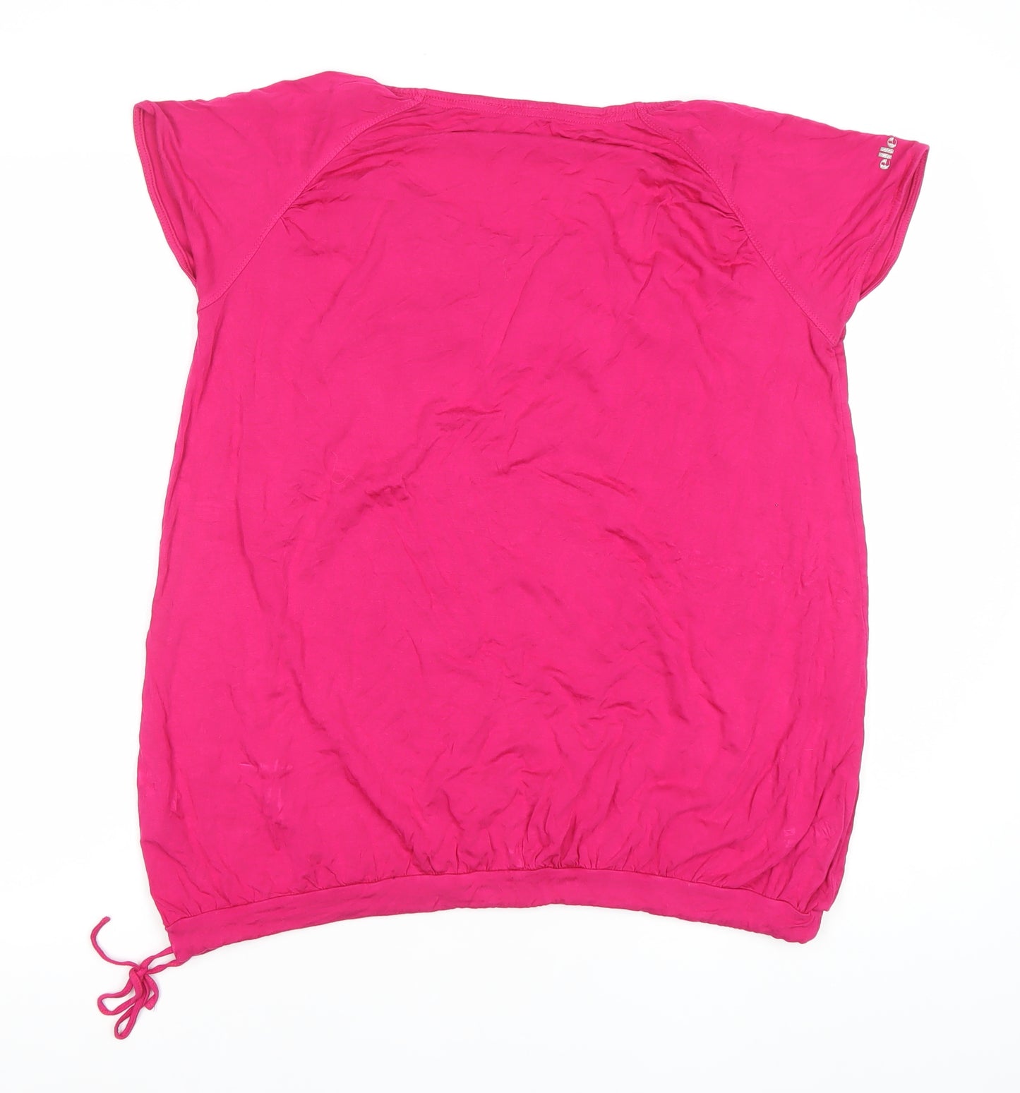 Ellesse Womens Pink XL Scoop Neck Short Sleeve Sports T-Shirt
