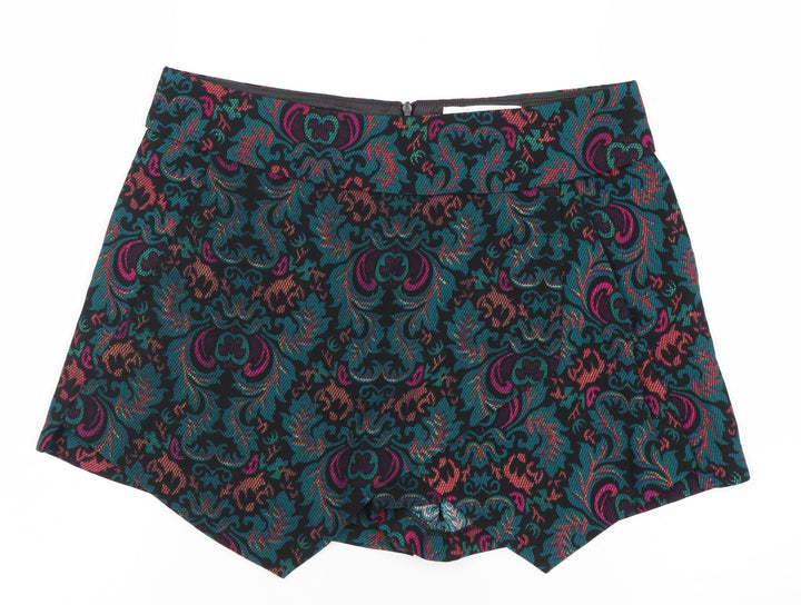 Urmoda Womens Multicoloured Jacquard Shorts Size M Regular Fit