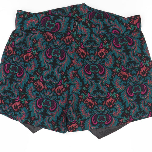 Urmoda Womens Multicoloured Jacquard Shorts Size M Regular Fit