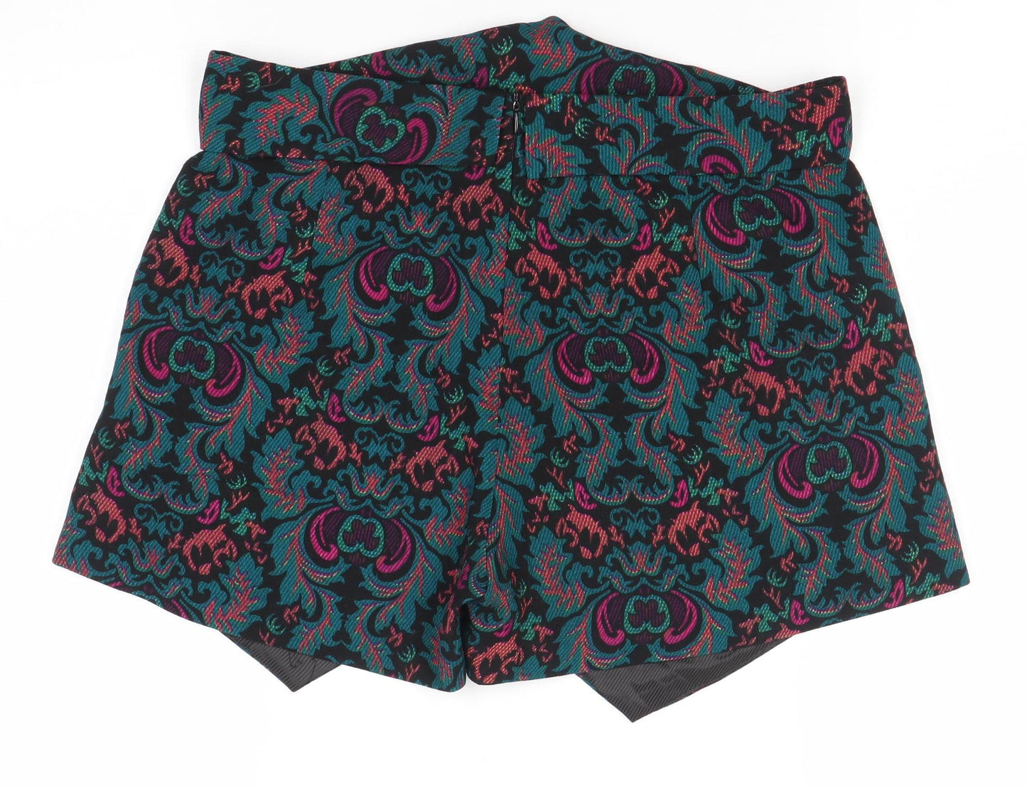 Urmoda Womens Multicoloured Jacquard Shorts Size M Regular Fit