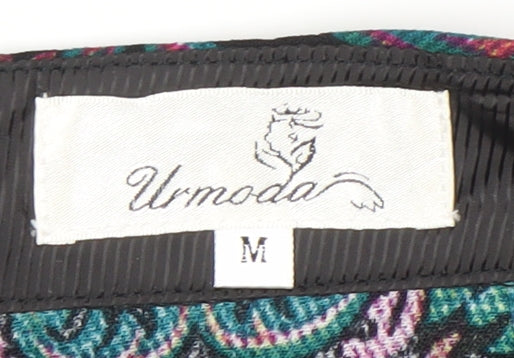 Urmoda Womens Multicoloured Jacquard Shorts Size M Regular Fit