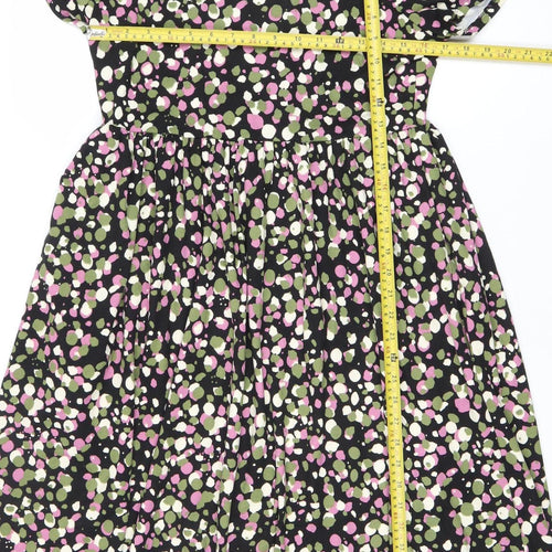 Simply Be Women’s Black Floral Fit & Flare Dress Size 12