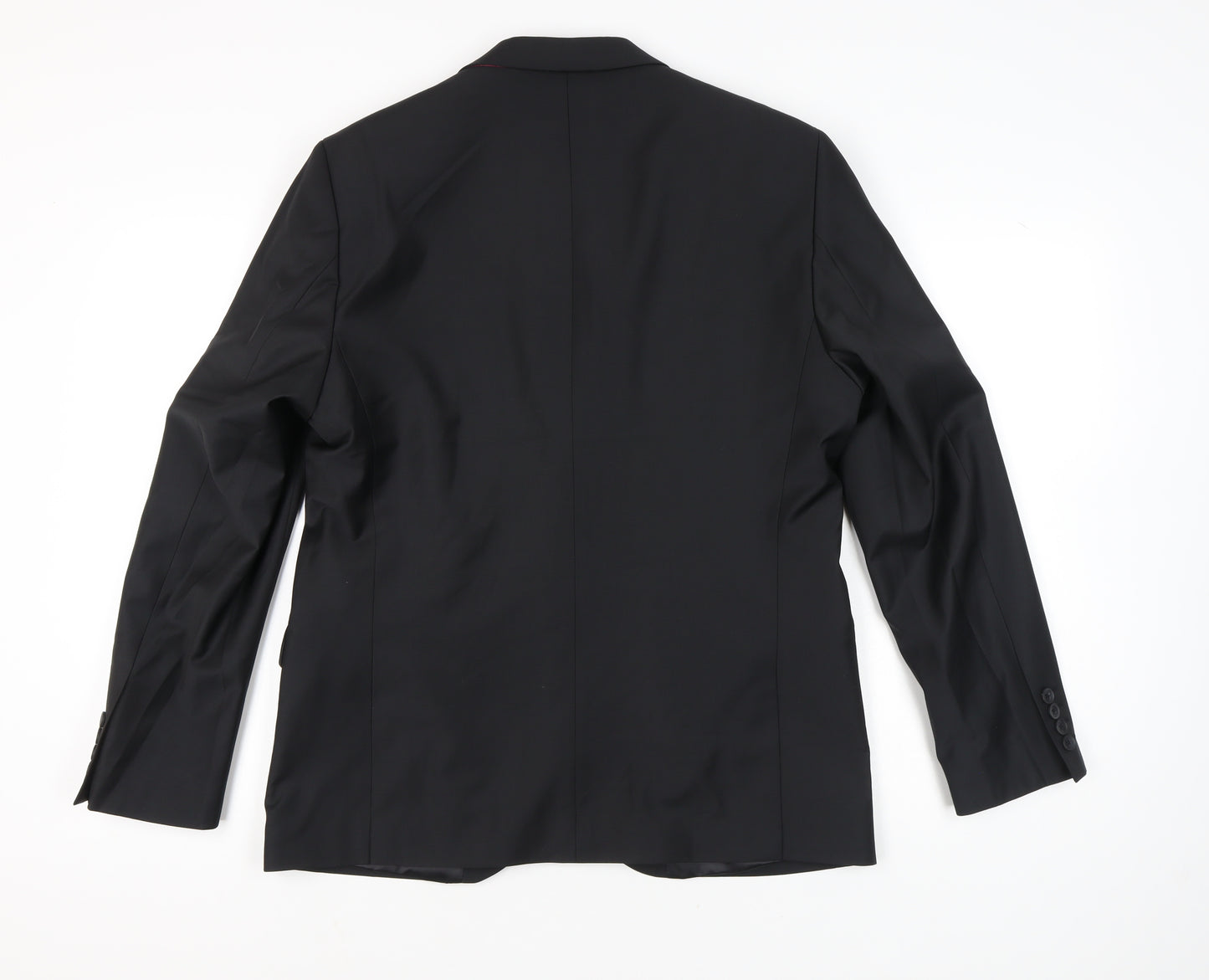 Jacamo Men Black 42R Regular Fit Blazer Jacket Wool Blend