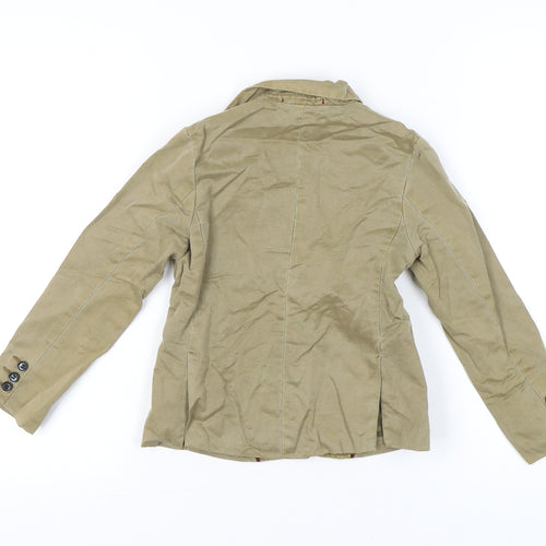 Next Boys Beige Linen Cotton Blazer Jacket 7 Years Smart Casual