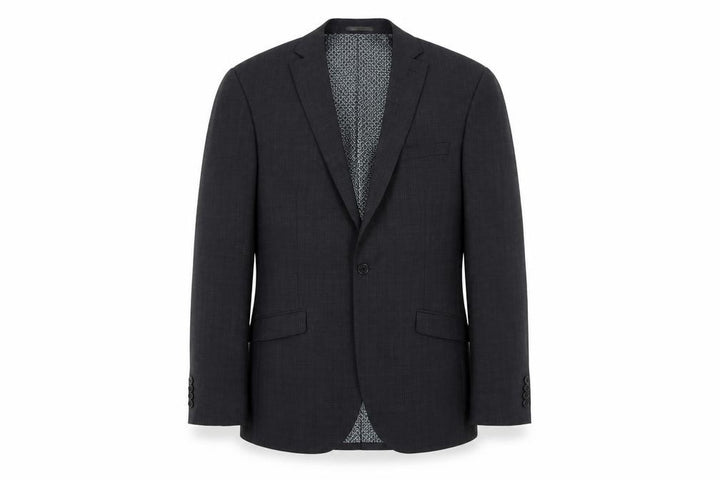 Front view of Next Men’s Grey Wool Blend Blazer Jacket 40 Long Single Breasted