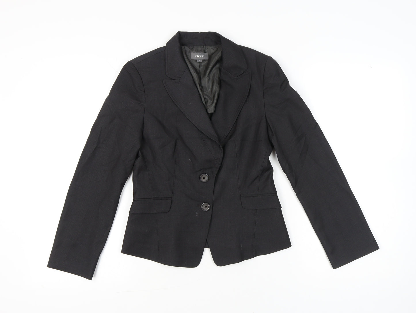 G2000 Womens Black Blazer Size 8 Tailored Work Jacket