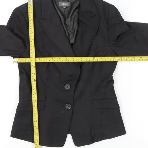 G2000 Womens Black Blazer Size 8 Tailored Work Jacket
