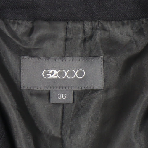 G2000 Womens Black Blazer Size 8 Tailored Work Jacket