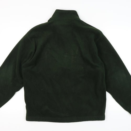 Marks and Spencer Men’s Green Fleece Zip Jacket Medium 38"-40"