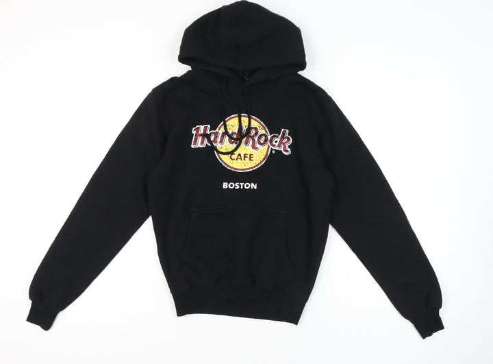 Hard Rock Cafe Boston Women’s Black Pullover Hoodie Small