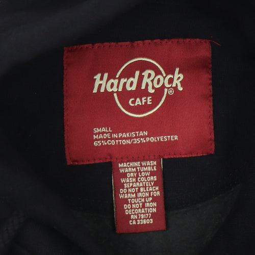 Hard Rock Cafe Boston Women’s Black Pullover Hoodie Small