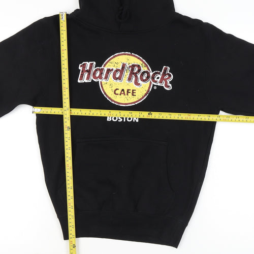 Hard Rock Cafe Boston Women’s Black Pullover Hoodie Small