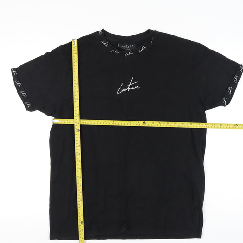 The Couture Club Men's Black L Short Sleeve Logo T-Shirt