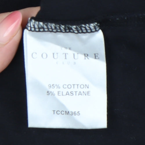 The Couture Club Men's Black L Short Sleeve Logo T-Shirt