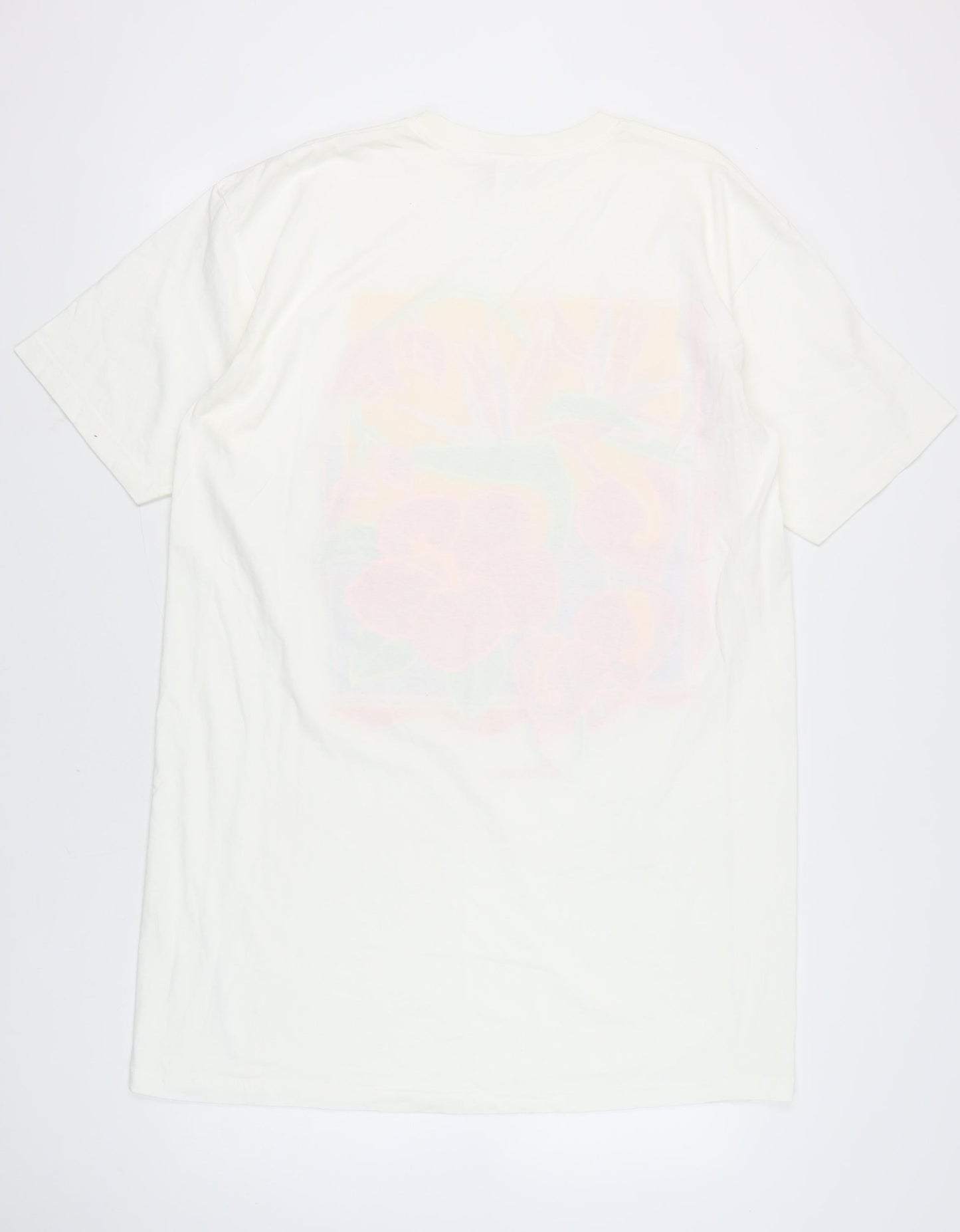 Heartland Apparel Women’s White Floral Graphic T-Shirt One Size