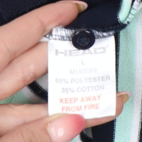 Head Men’s Multicoloured Striped Polo Shirt Size L