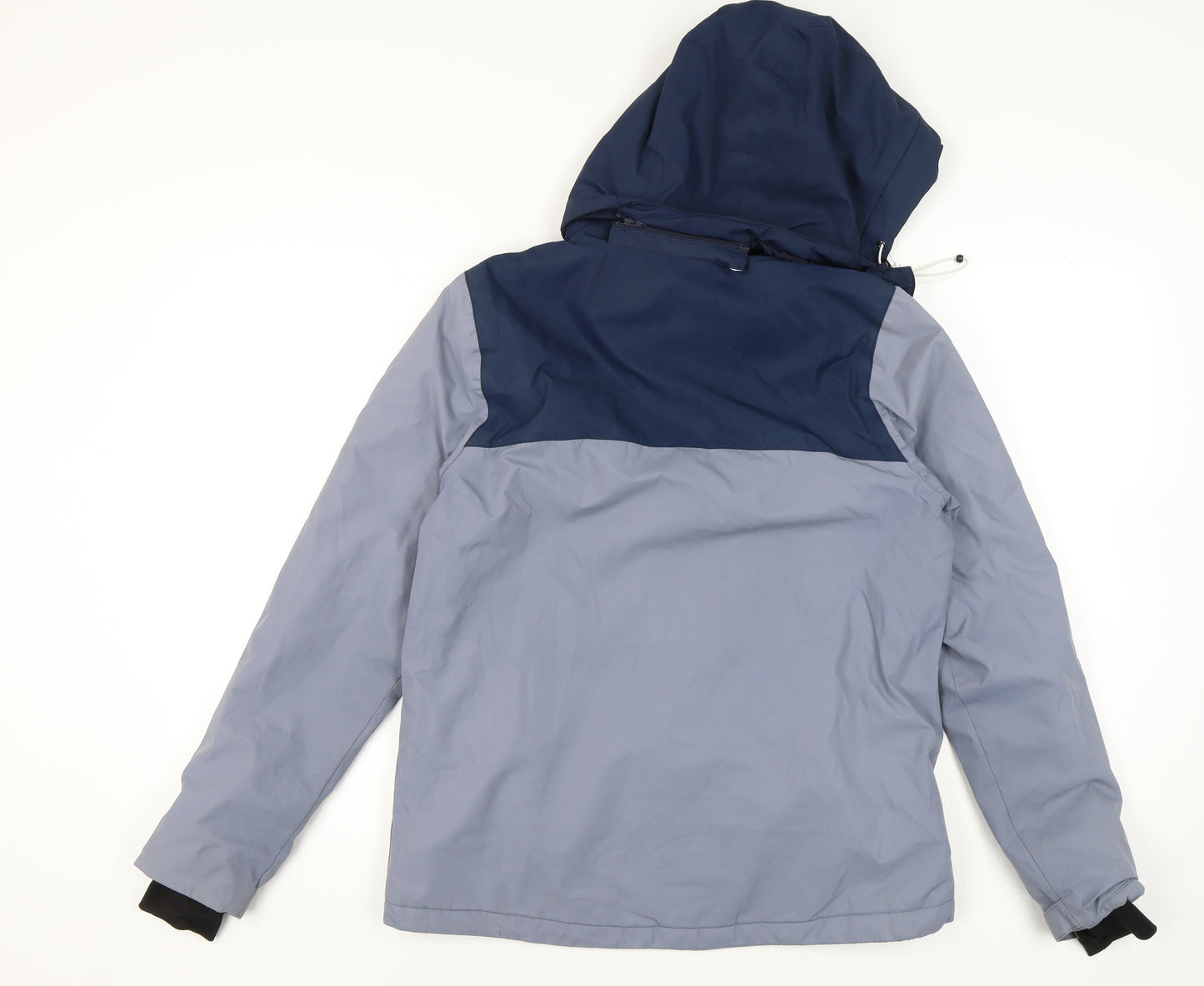 The Edge Womens Blue Size 14 Hooded Insulated Puffer Jacket