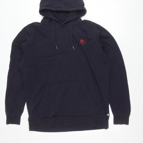 Ocean Laundry Men’s Navy Blue Pullover Hoodie Size M Cotton Blend