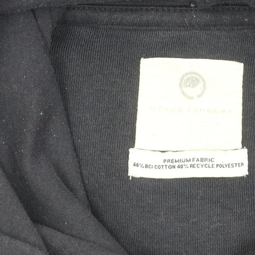 Ocean Laundry Men’s Navy Blue Pullover Hoodie Size M Cotton Blend