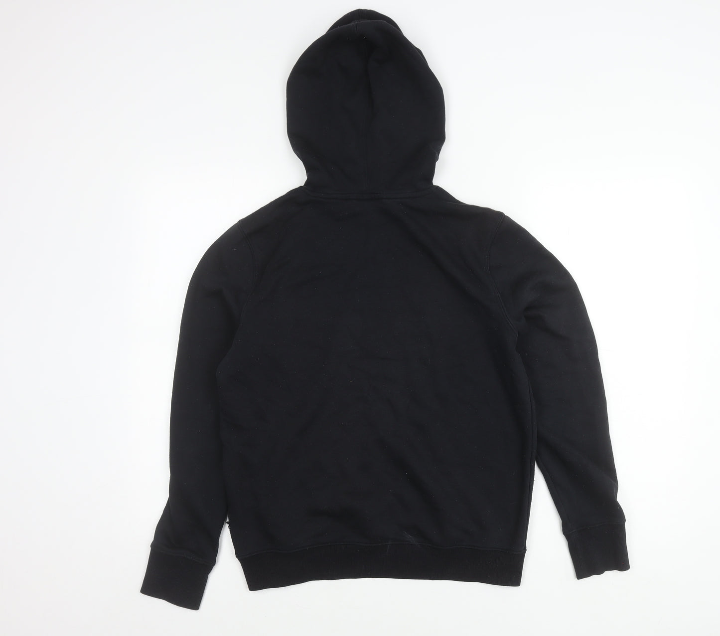 Fila Women’s Black Pullover Hoodie Size M UK 12 Cotton Blend Logo