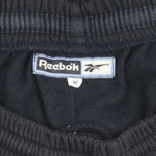 Reebok Women’s Black M Sweatpants Fleece Trousers Regular Fit