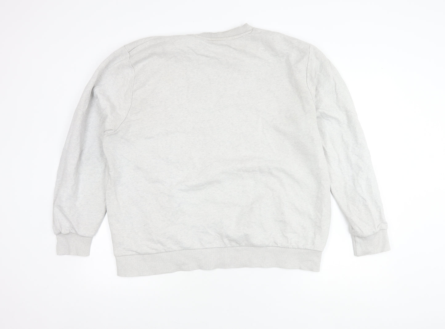 Ellesse Women’s Grey Sweatshirt UK 10 Pullover Crew Neck Cotton Blend