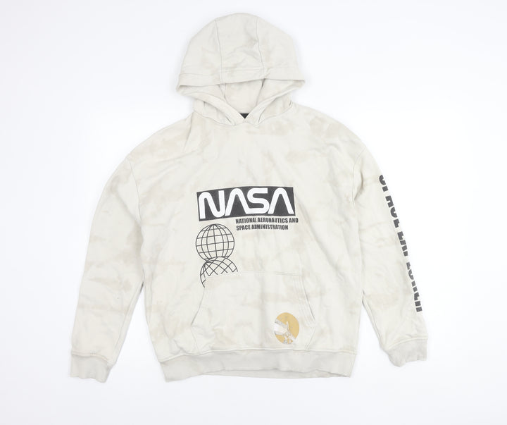 Marks and Spencer Boys Beige NASA Pullover Hoodie 13-14 Years